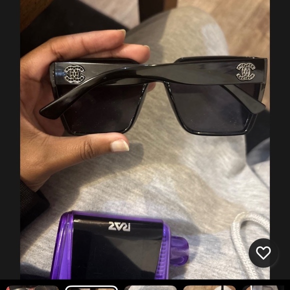 CHANEL Accessories - Chanel Womens Square CC Logo Sunglasses